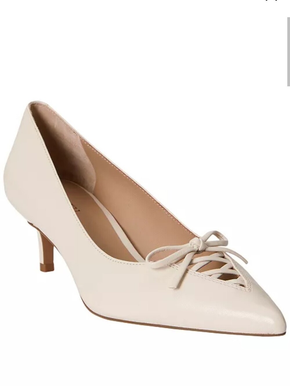 Lauren Ralph Lauren "Adrienne" Low Heel in Soft White